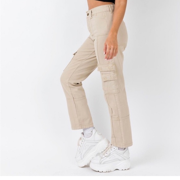 The Stacy jeans beige from Princess Polly - Picture 2 of 4